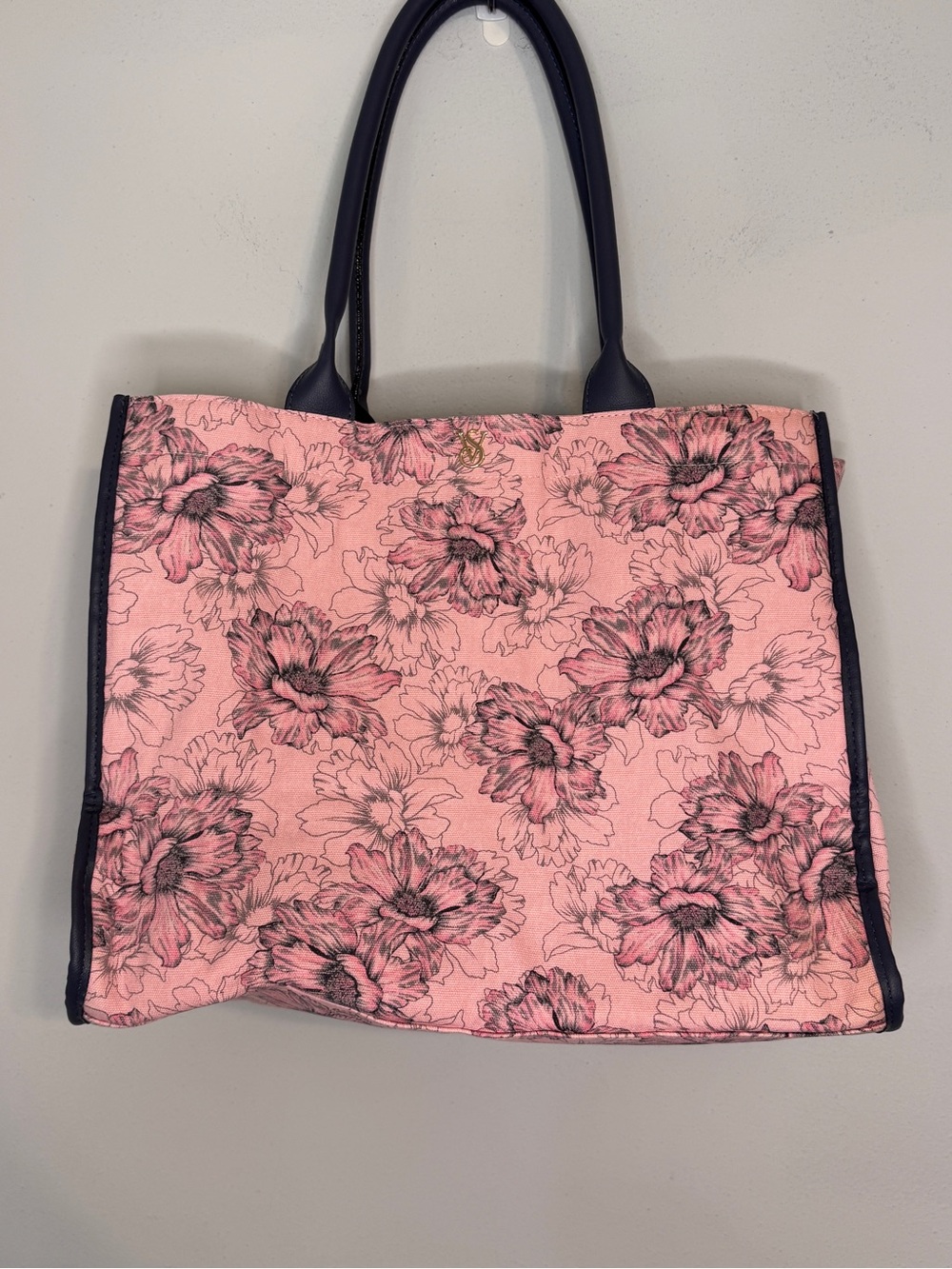 Victoria Secret Floral Pink Tote Bag